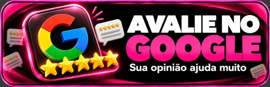 Avalie no Google. Sua opinião ajuda muito.